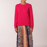 Fuchsia Organic Cotton Sweatshirt