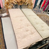 Chaise Longue in ferro battuto e broccato Rubelli