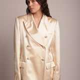 Blazer Doppio Petto Oversize Champagne