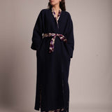 Kimono Blu Navy e Fantasia "With You I'm Born Again"