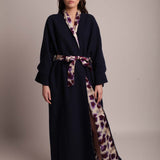 Kimono Blu Navy e Fantasia "With You I'm Born Again"