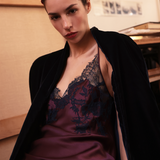 Cappa "Blair" in Velluto Blu Navy