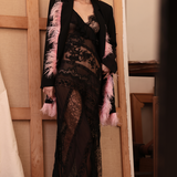 Blazer "Audrey" Nero e Rosa