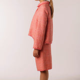 Giacca in Tweed Rosa