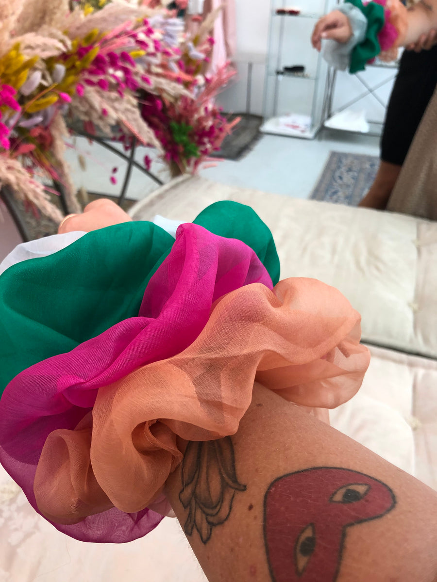 Emerald Big scrunchie