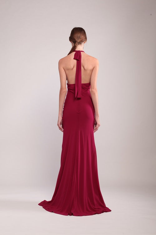 Raspberry chiffon Dress